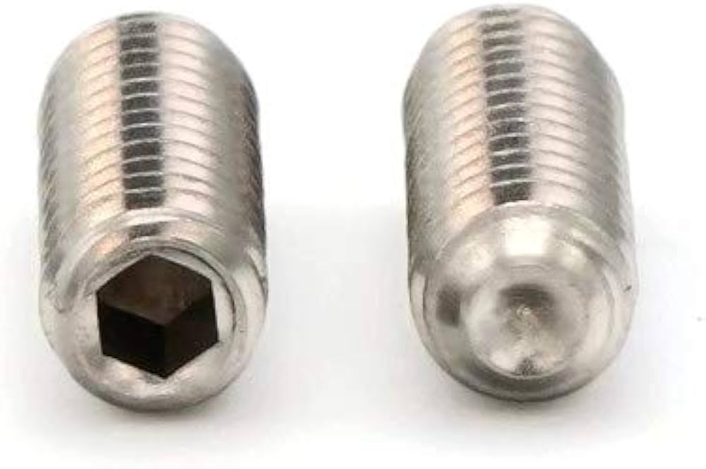 Picture of Brighton Best 102126 #10-32X3/16" Socket Set Screws Cup Point Fine Stainless A2 (18-8)